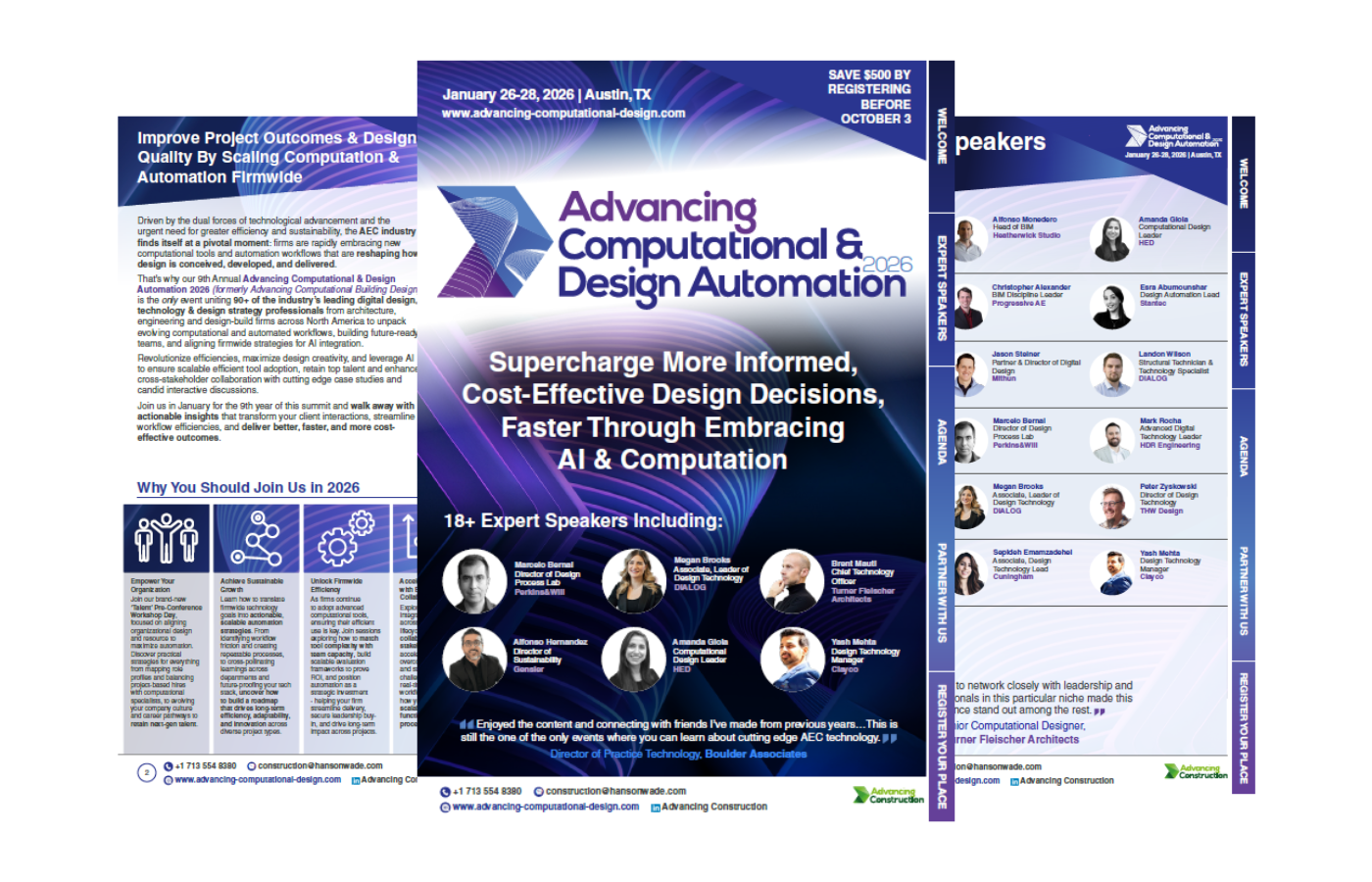 Brochure Cover Images - Advancing Computational & Design Automation 2026 Brochure Cover Images - Advancing Computational & Design Automation 2026