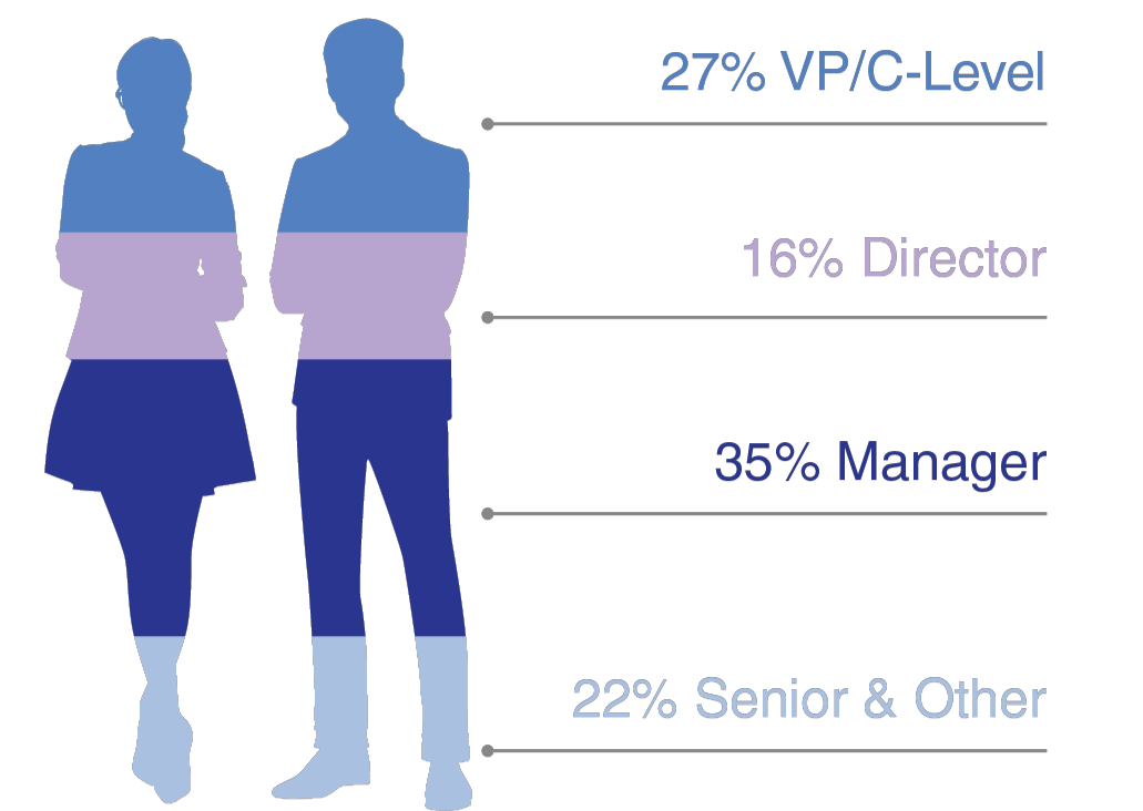 attendee seniority graphic
