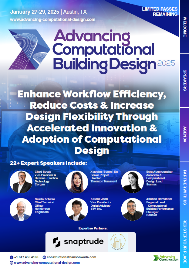 Advancing Computational Building Design - Most Recent Brochure